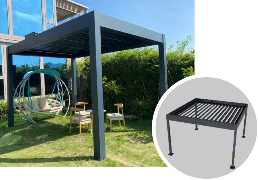 獨立式安裝——4支立柱