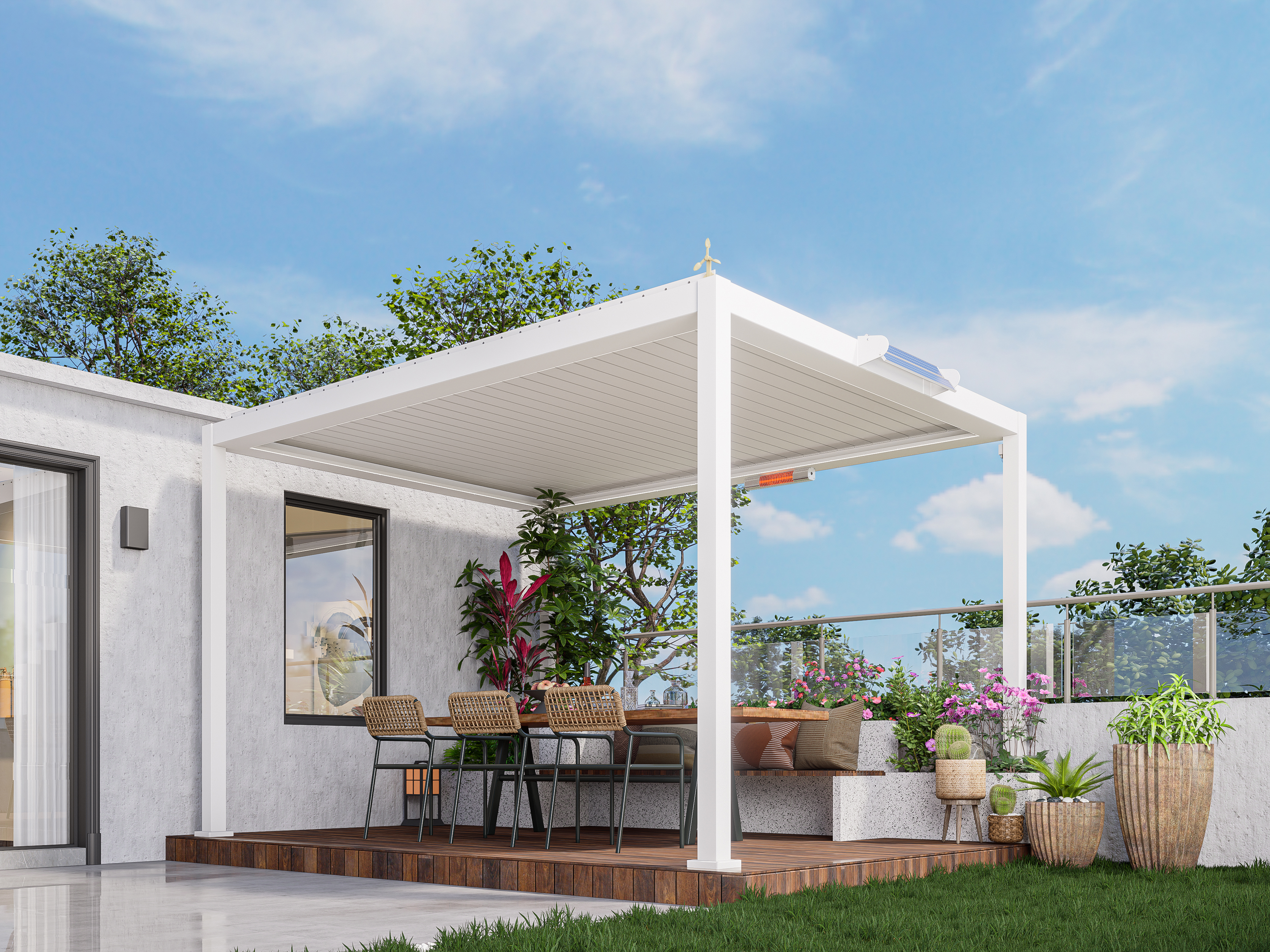 鋁合金百葉涼亭 P114（M）